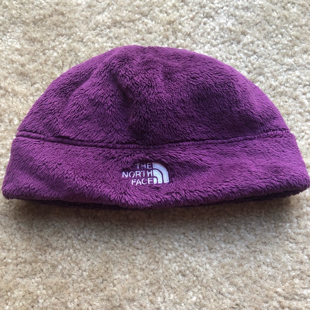 Purple THE NORTH FACE Fleece Beanie